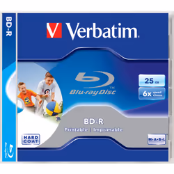 Verbatim 43712, 25 Go, BD-R, Coffret à bijoux