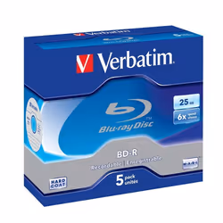 Verbatim 43715, 25 Go, BD-R, Coffret à bijoux, 5 pièce(s)