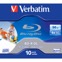 Verbatim 43736, 50 Go, BD-R, Coffret à bijoux, 10 pièce(s)