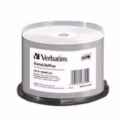Verbatim CD-R 52x DataLifePlus, 52x, CD-R, 120 mm, 700 Mo, Fuseau, 50 pièce(s)