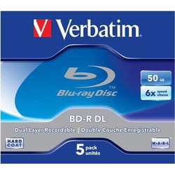 Verbatim 43748 disque vierge Blu-Ray BD-R 50 Go 5 pièce(s)