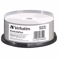 Verbatim DataLifePlus, 50 Go, BD-R, Fuseau, 25 pièce(s)