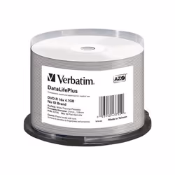 Verbatim DataLifePlus, DVD-R, Fuseau, 50 pièce(s), 4,7 Go