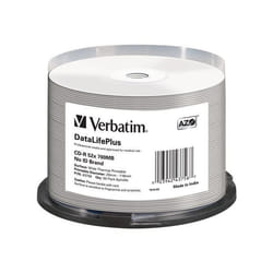 Verbatim CD-R 52x DataLifePlus 700 Mo 50 pièce(s)