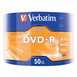 Verbatim 43791 DVD vierge 4,7 Go DVD-R 50 pièce(s)
