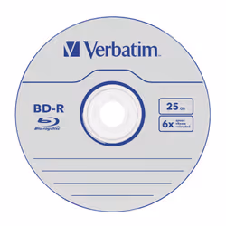Verbatim DataLife 6x BD-R 25 Go 5 pièce(s)