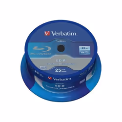 Verbatim Datalife 6x, 25 Go, BD-R, Fuseau, 25 pièce(s)