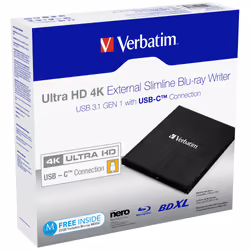Verbatim 43888 lecteur de disques optiques Blu-Ray DVD Combo Noir - Vue supplémentaire 5