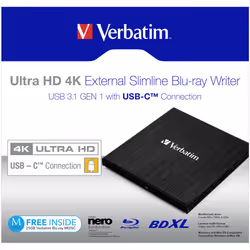 Verbatim 43888 lecteur de disques optiques Blu-Ray DVD Combo Noir - Vue supplémentaire 6