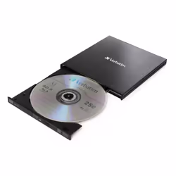 Verbatim External Slimline lecteur de disques optiques Blu-Ray RW Noir