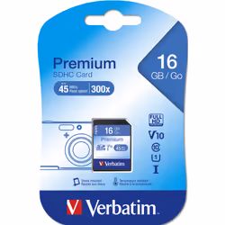 Verbatim Premium 16 Go SDHC Classe 10