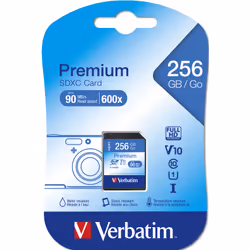 Verbatim Premium 256 Go SDXC UHS-I Classe 10