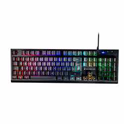 Verbatim KingPin X2, Avec fil, USB, Clavier à membrane, QWERTY, LED RGB, Noir