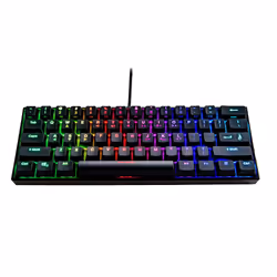 SureFire KingPin M1, 60%, USB, Clavier mécanique, QWERTY, LED RGB, Noir