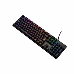 Verbatim KingPin M2, Avec fil, USB, Clavier mécanique, QWERTY, LED RGB, Noir