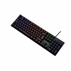 Verbatim KingPin M2, Avec fil, USB, Clavier mécanique, QWERTY, LED RGB, Noir