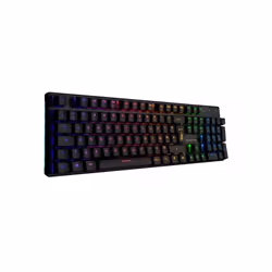 SureFire KingPin M2, Taille réelle (100 %), USB, Clavier mécanique, AZERTY, LED RGB, Noir, Métallique