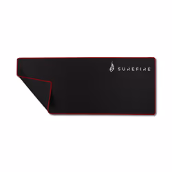 SureFire Silent Flight 680 Tapis de souris de jeu Noir, Rouge - Vue supplémentaire 7