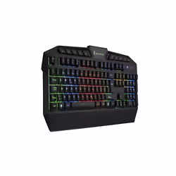 Verbatim KingPin, Avec fil, USB, Clavier à membrane, QWERTY, LED RGB, Noir