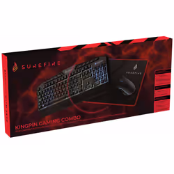 Verbatim 48831, Avec fil, USB, Clavier à membrane, QWERTY, LED RGB, Noir