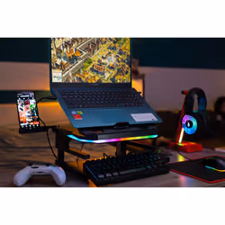 SureFire PORTUS X2 Supports de Laptop Noir 43,9 cm (17.3") - Vue supplémentaire 5