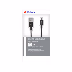 Verbatim Câble de synchronisation et de charge pour micro-USB, 100 cm, noir - Vue supplémentaire 7