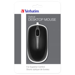 Verbatim 49019 souris Ambidextre USB Type-A Optique 1000 DPI
