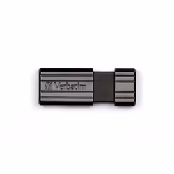 Verbatim PinStripe 4GB, 4 Go, USB Type-A, 2.0, 10 Mo/s, Slide, Noir