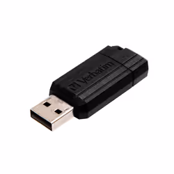 Verbatim Micro-clé USBPinStripe de 8 Go - noire