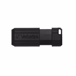 Verbatim Micro-clé USBPinStripe de 8 Go - noire