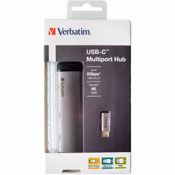Verbatim 49140 station d'accueil USB 3.2 Gen 1 (3.1 Gen 1) Type-C