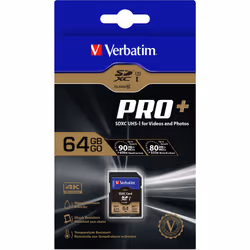 Verbatim Pro+ 64 Go SDXC Classe 10