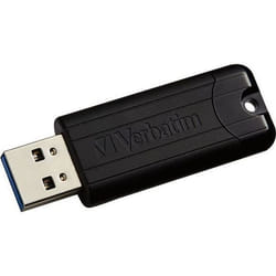 Verbatim Clé USBPinStripe 3.0 de 256 Go - Noire