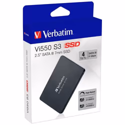 Verbatim Vi550 S3, 4 To, 2.5", 510 Mo/s, 6 Gbit/s