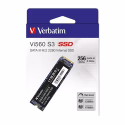 Verbatim SSD Vi560 S3 M.2 256 Go, 256 Go, M.2, 520 Mo/s