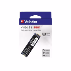 Verbatim SSD Vi560 S3 M.2 512 Go, 512 Go, M.2, 520 Mo/s, 6 Gbit/s