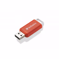 Verbatim DataBar, 16 Go, USB Type-A, 2.0, Slide, 9,1 g, Rouge