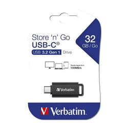 Verbatim Store 'n' Go lecteur USB flash 32 Go USB Type-C 3.2 Gen 1 (3.1 Gen 1) Noir
