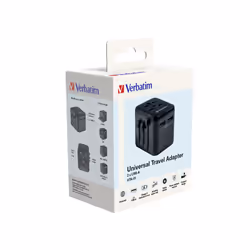 Verbatim 49543 adaptateur prise d'alimentation Universel Noir - Vue supplémentaire 7