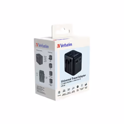 Verbatim 49544 adaptateur prise d'alimentation Universel Noir - Vue supplémentaire 7