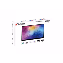 Verbatim 49592 écran plat de PC 15.6" Full HD LCD Écran tactile Noir