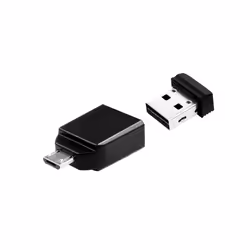 Verbatim Store' n' Go Nano, 8 Go, USB Type-A, 2.0, Sans capuchon, 3 g, Noir