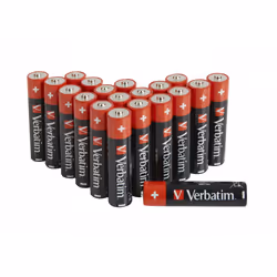 Verbatim 49876, Batterie à usage unique, AAA, 1,5 V, 20 pièce(s), 44,5 mm, 1,05 cm