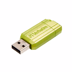 Verbatim Store n Go Pinstripe USB 2.0 Eucalyptus Green 64GB - USB-Stick - 64 GB lecteur USB flash 64 Go USB Type-A Bleu