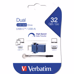 Verbatim Clé USB à double connectique de type C/USB 3.0 32 Go - Vue supplémentaire 5