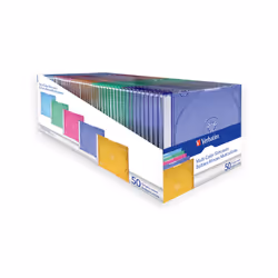 Verbatim 49973, 50 disques, Couleurs assorties, 50 pièce(s)