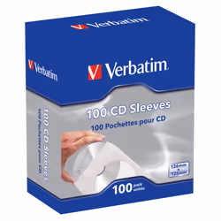 Verbatim Pack de 100 pochettes CD (Papier)