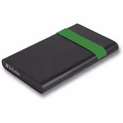 Verbatim 53110, 320 Go, 2.5", 2.0/3.2 Gen 1 (3.1 Gen 1), 5400 tr/min, Noir, Vert