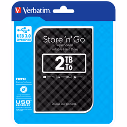 Verbatim Disque dur portable USB Store 'n' Go 3.0, 2 To, noir - Vue supplémentaire 5