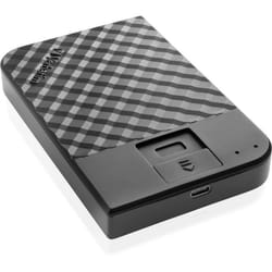 Verbatim Disque dur portable sécurisé à reconnaissance d'empreinte digitale 1 To
